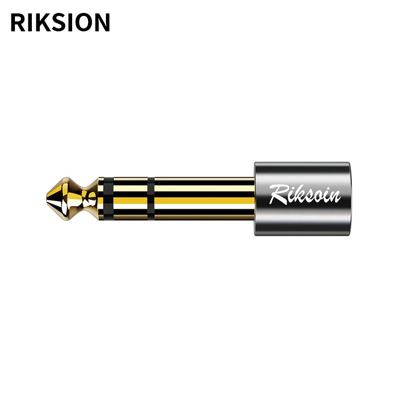 RIKSOIN AV201 6.35mm to 3.5mm audio adapter